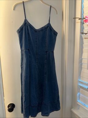 Banana Republic Denim-Blue Casual Dress
